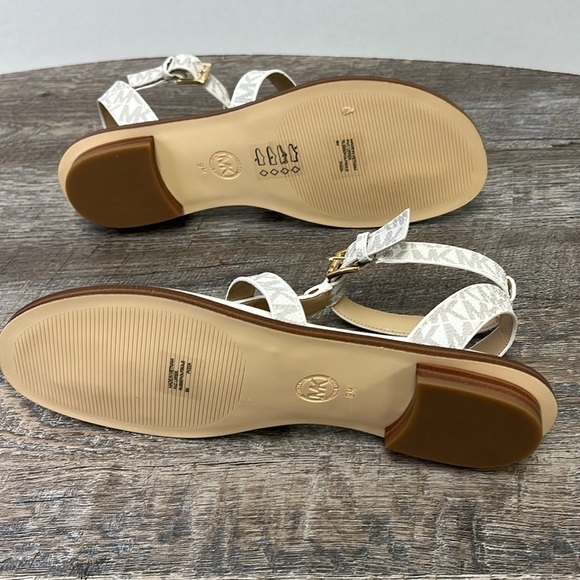 NEW Michael Kors SASHA Logo Sandals Size 9 - Picture 8 of 13